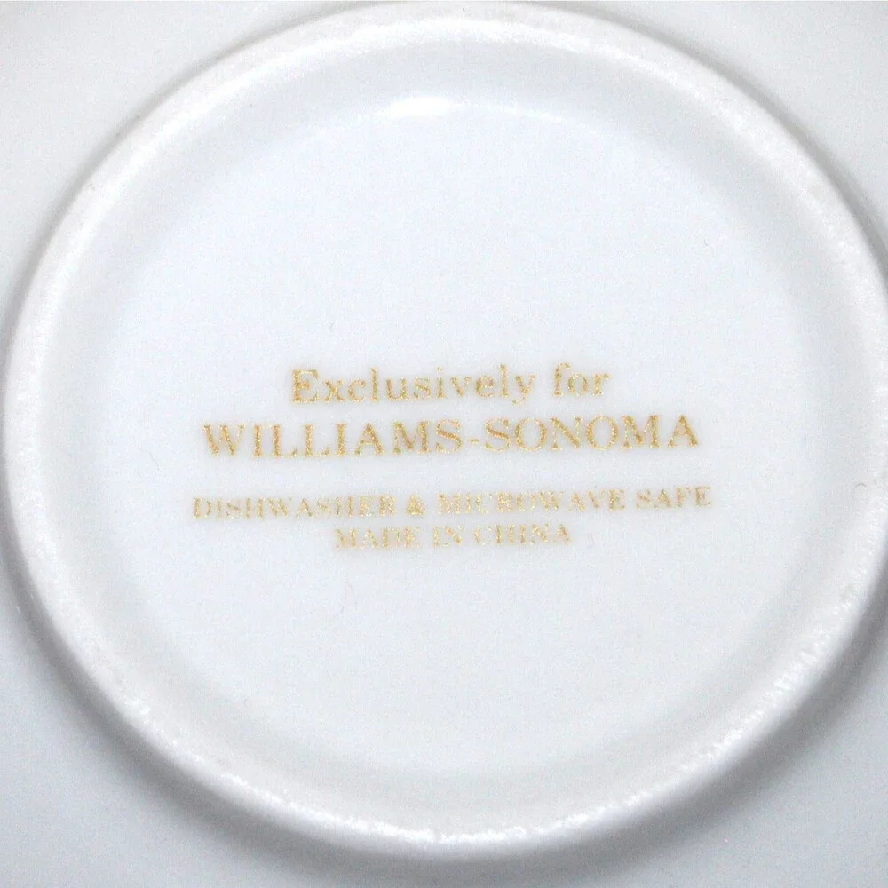 Williams Sonoma Lunar New Year Dinner Plate + Rice Bowl Dog mandarin China